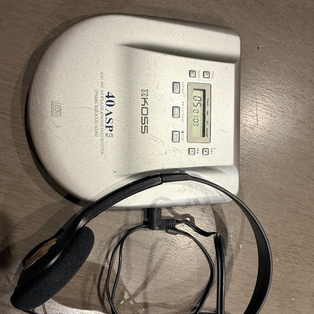 Koss personal cd player